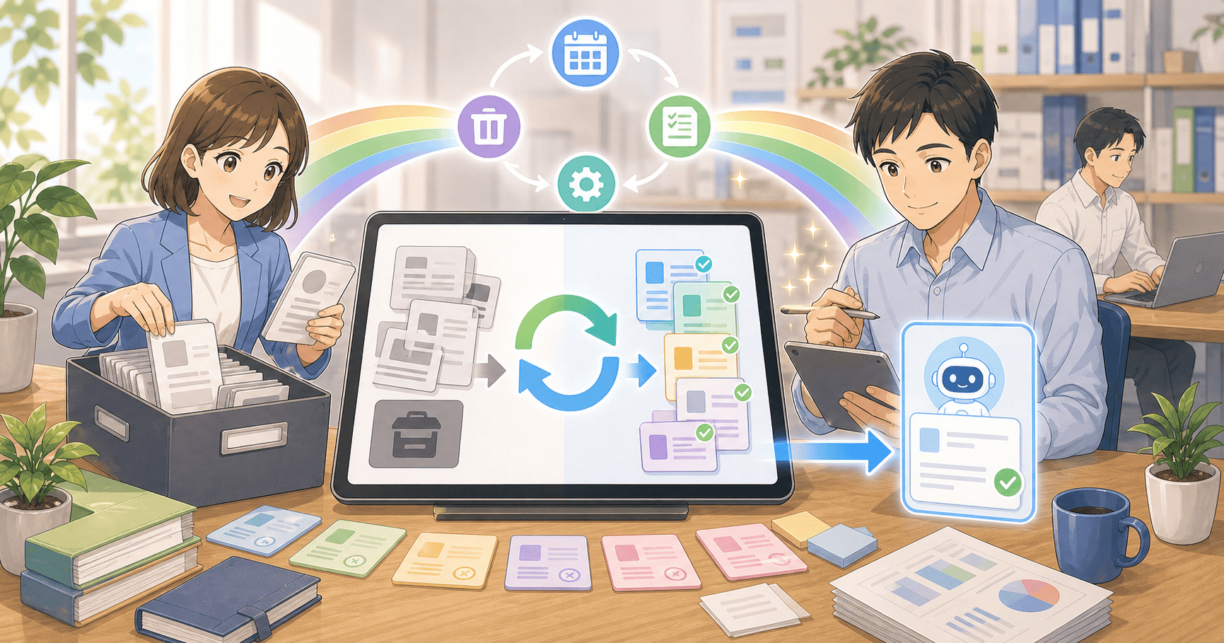 古い情報でAIが誤答しないための更新運用のアイキャッチ