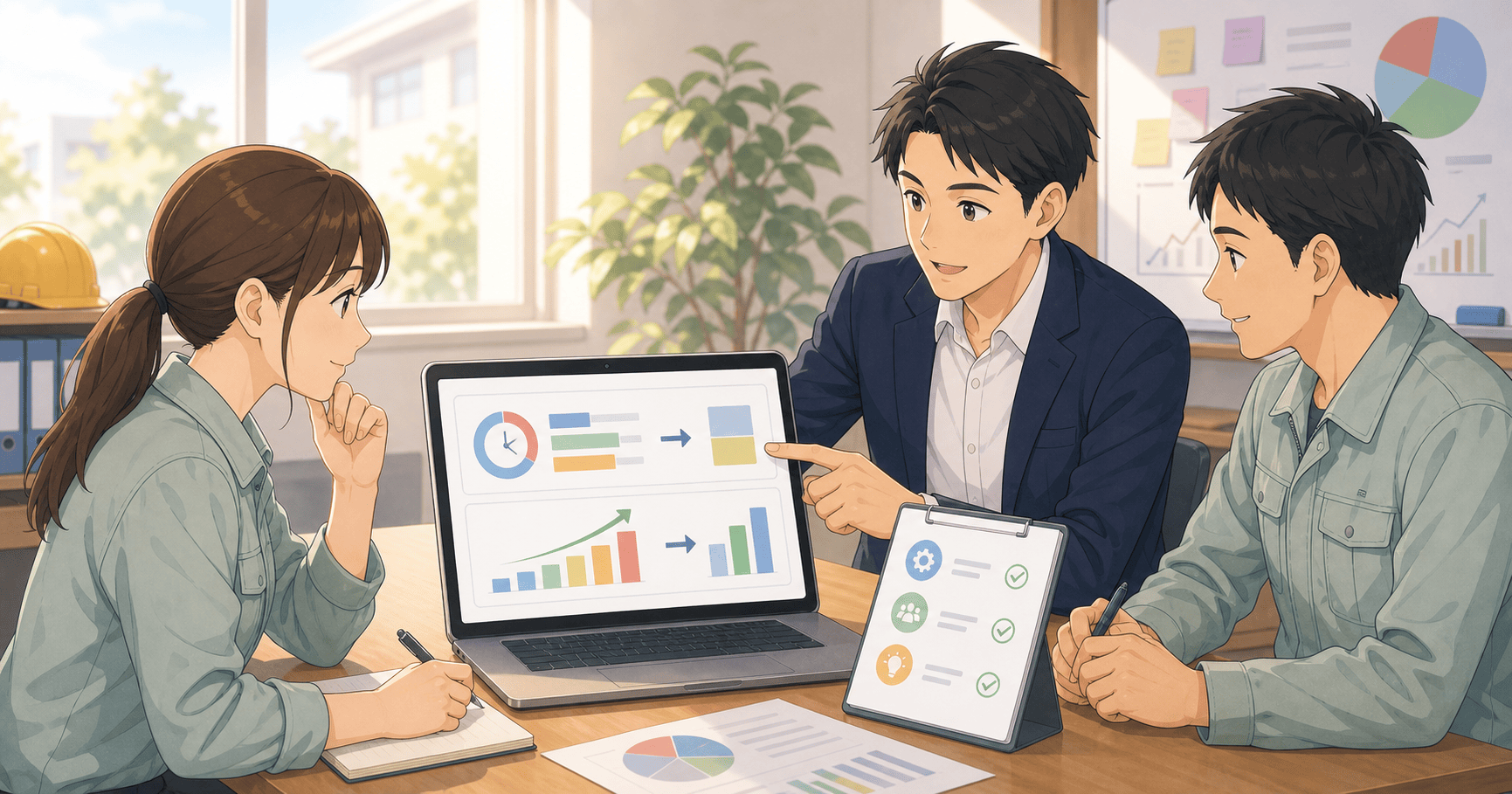 労働生産性を測って改善するのアイキャッチ