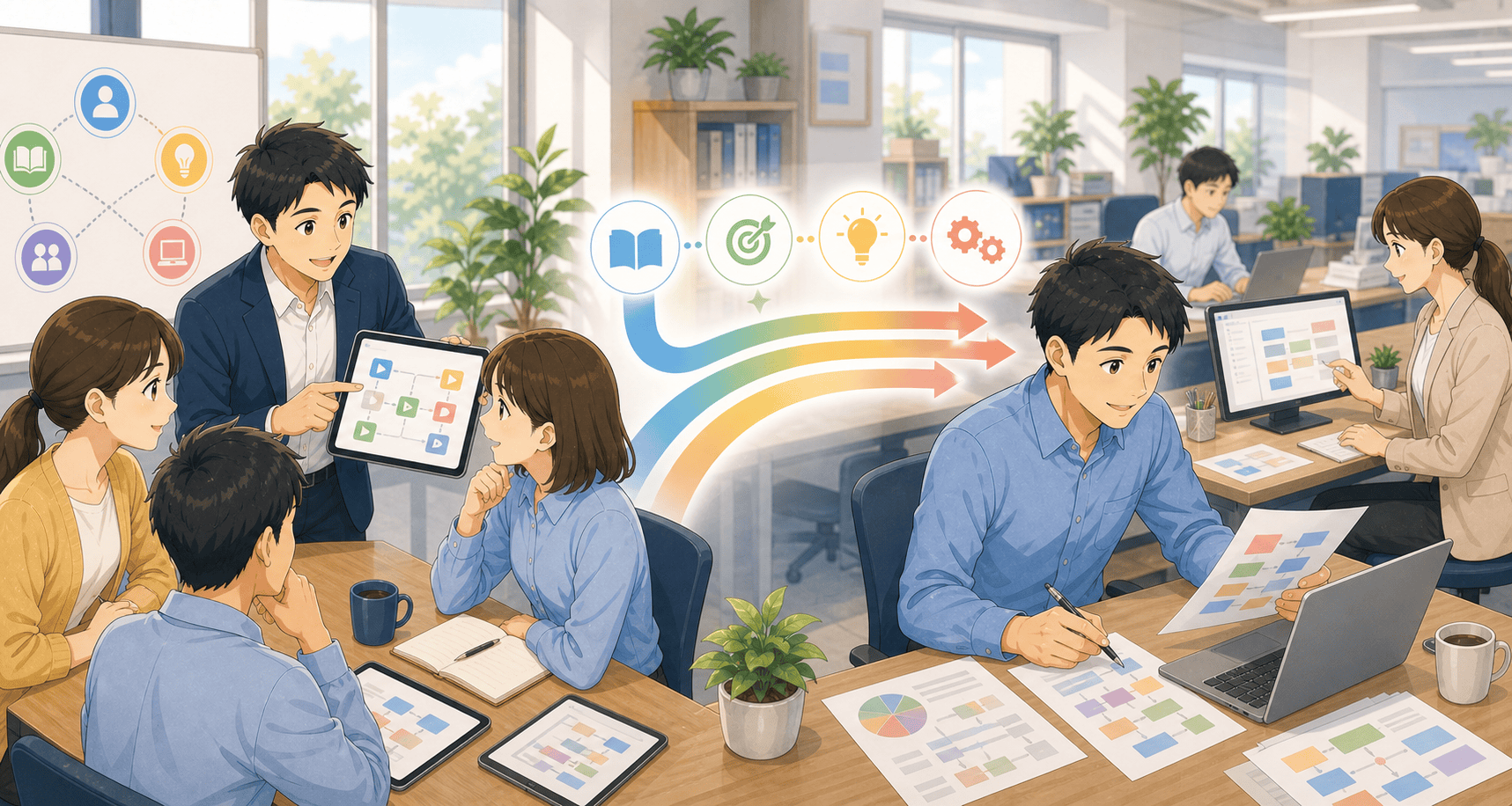 学びを業務に活かす育成の仕組みのアイキャッチ