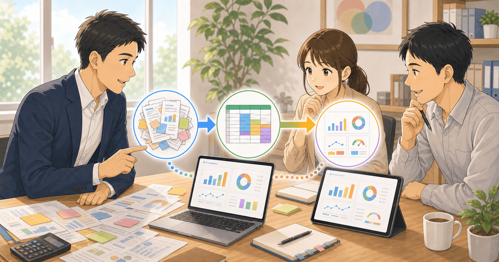 経営の見える化を段階的に始めるのアイキャッチ