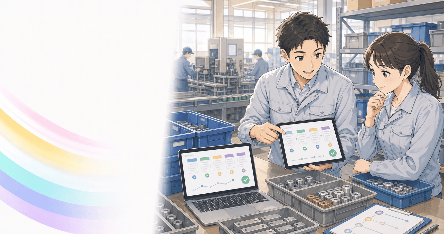 製造業の在庫と発注をつなげるのアイキャッチ
