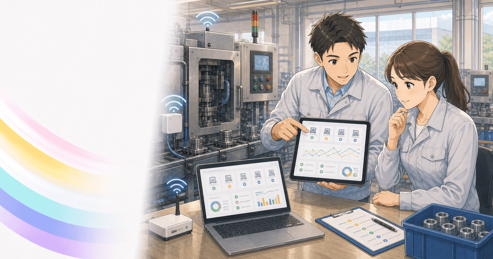 製造業がIoTで設備データを取る入口のアイキャッチ