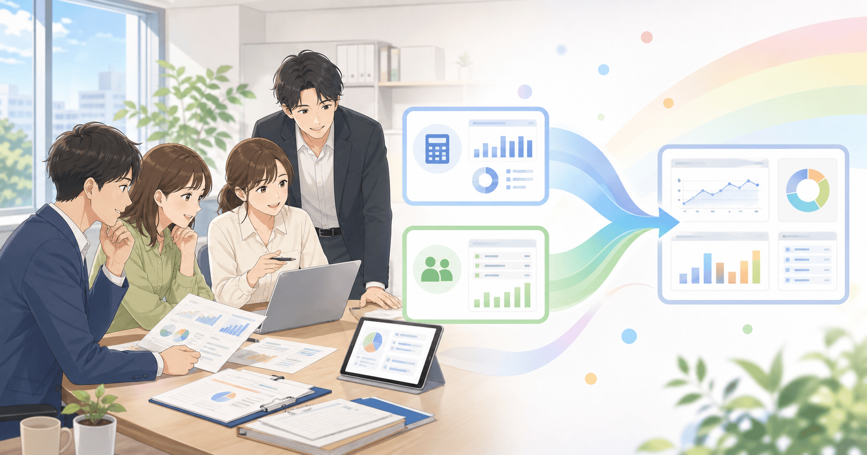 マネーフォワードクラウドで会計・給与をつなげるのアイキャッチ