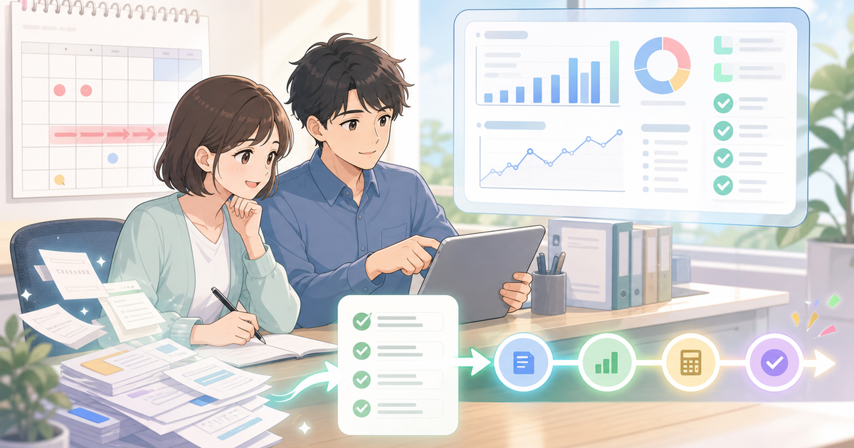 月次決算を早くするための会計データ整理術のアイキャッチ