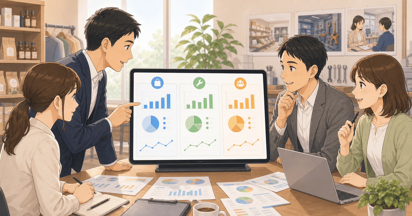 複数事業の業績を横断で比較するのアイキャッチ