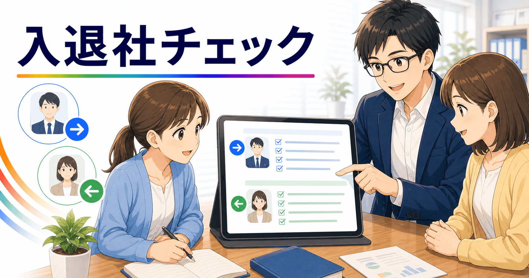 入退社手続きの抜け漏れを防ぐチェックリスト運用のアイキャッチ