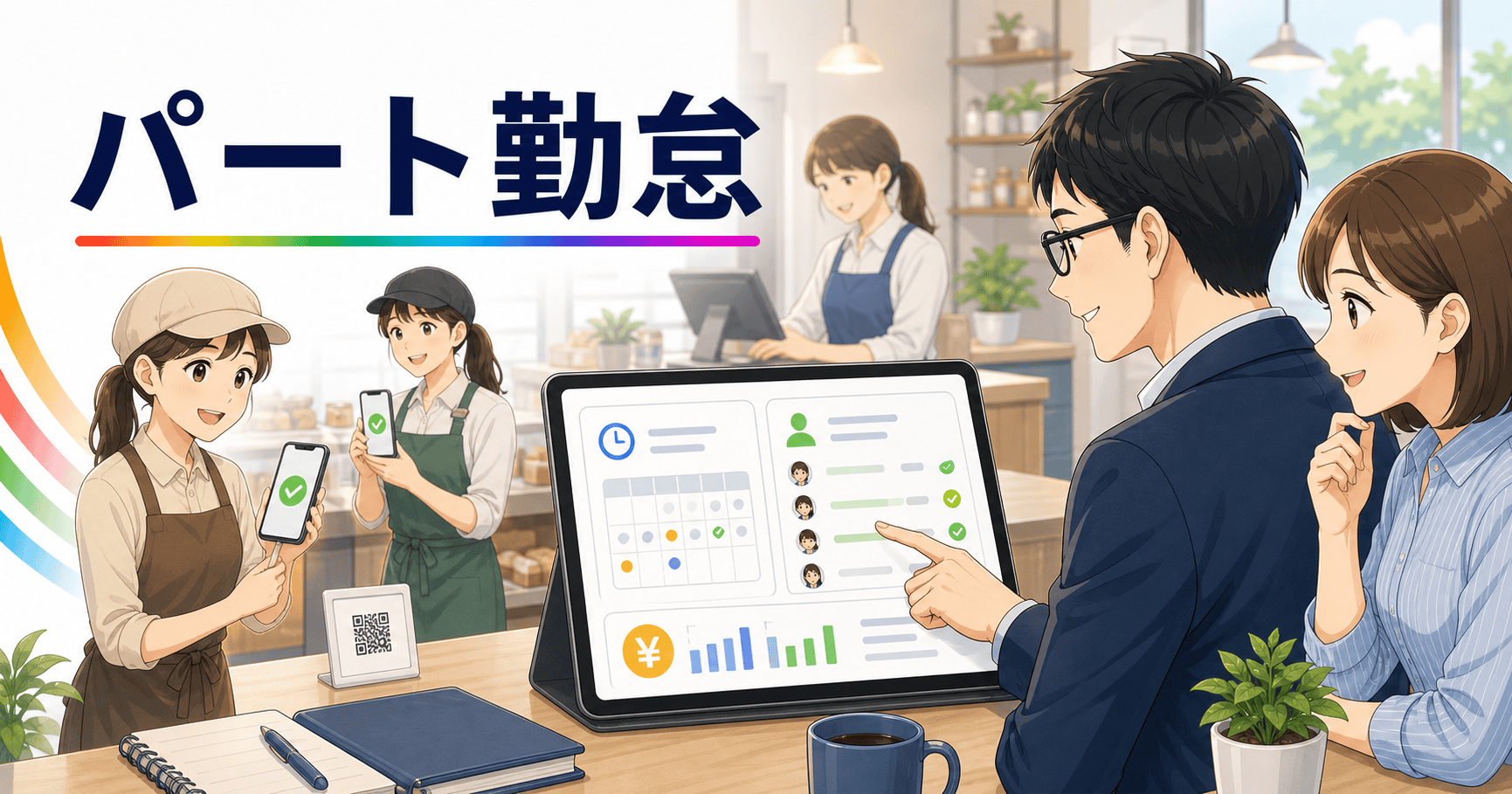 パート・アルバイトの勤怠と給与を効率管理するのアイキャッチ