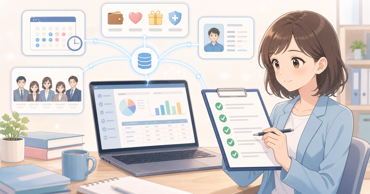 給与計算ミスを減らすためのデータ連携のアイキャッチ