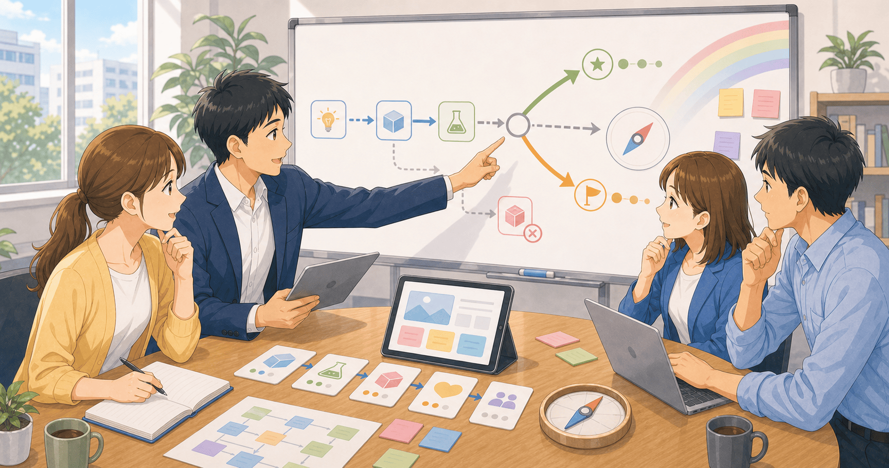 小さく始めて素早く方向転換するのアイキャッチ