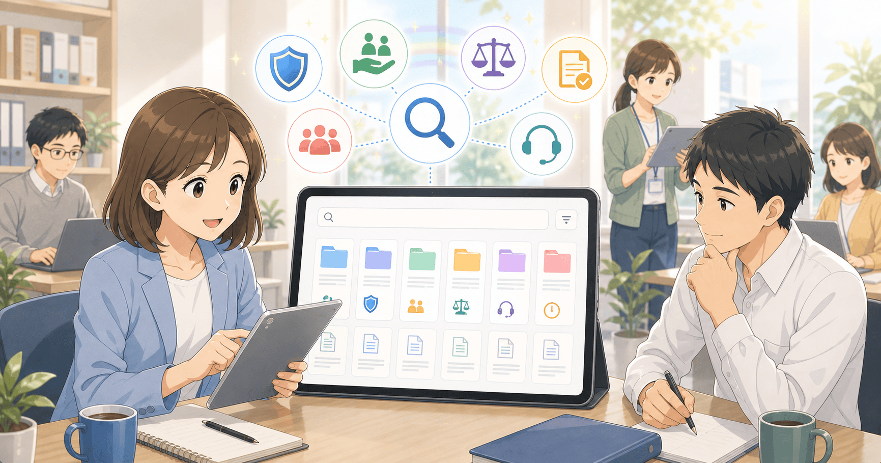 社内規程を整理して従業員が参照しやすくするのアイキャッチ