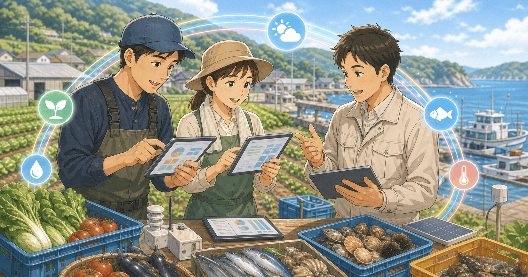 一次産業の作業記録を現場で入力するのアイキャッチ