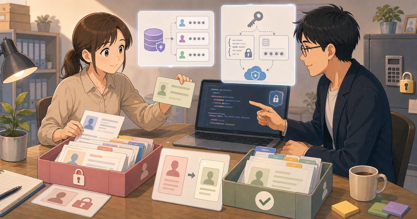 AI生成コードを使う時の個人情報・機密情報の扱いのアイキャッチ