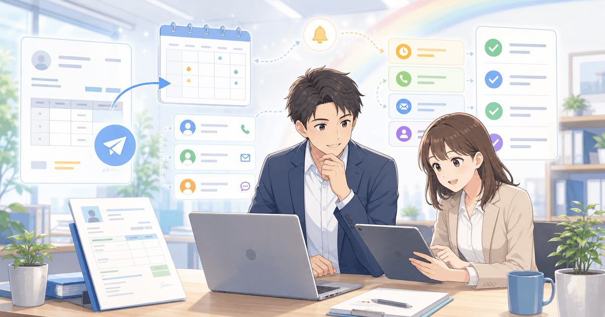 見積提出後のフォロー漏れをなくすのアイキャッチ