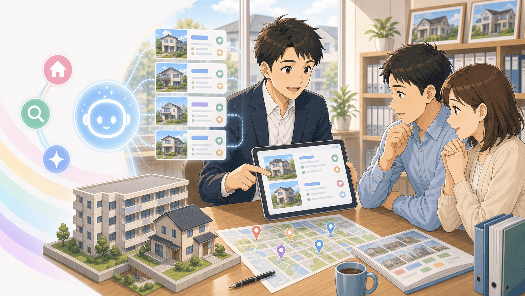 不動産業がAIで物件紹介を効率化するのアイキャッチ