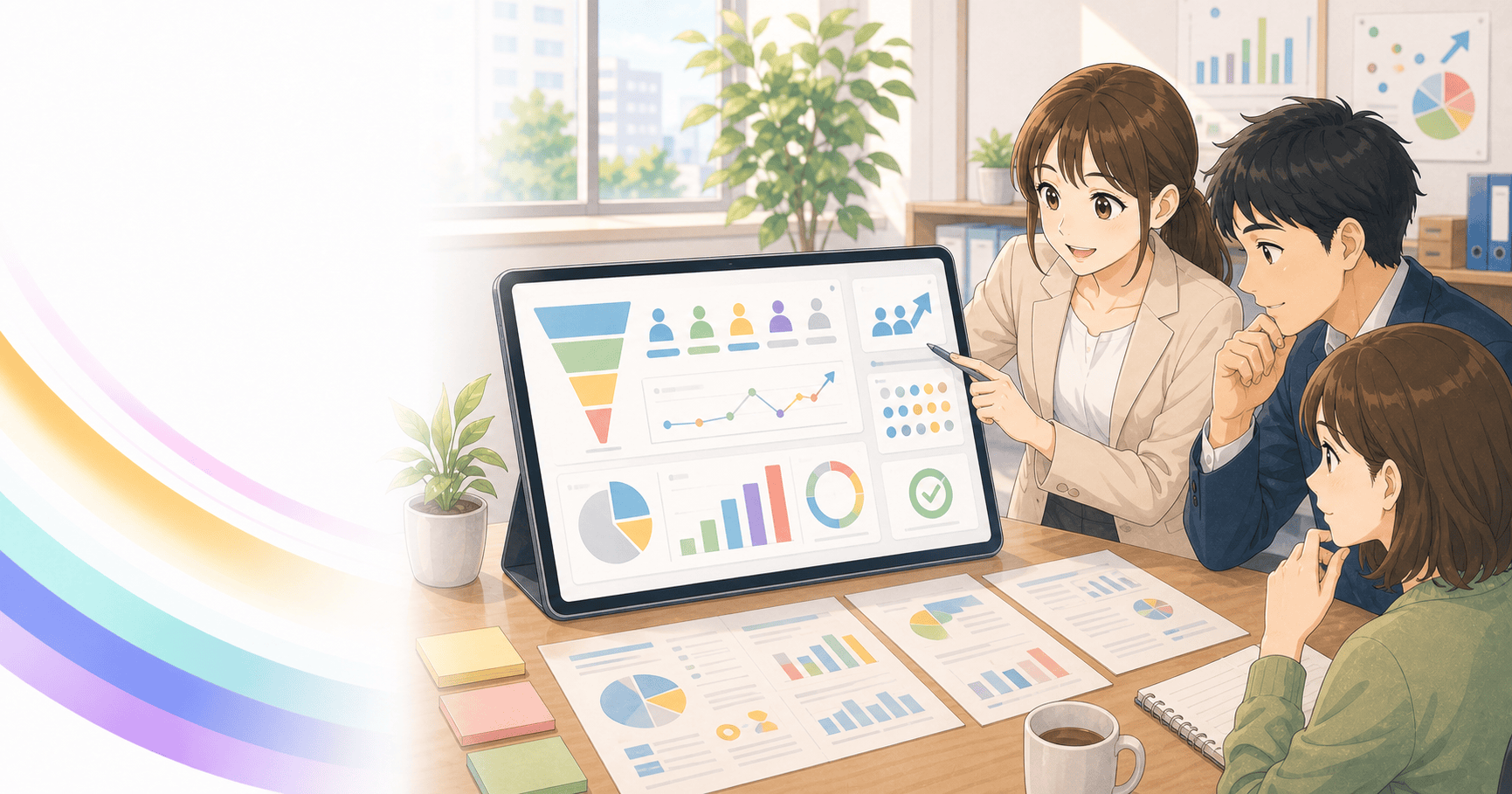 応募データを分析して採用を改善するのアイキャッチ