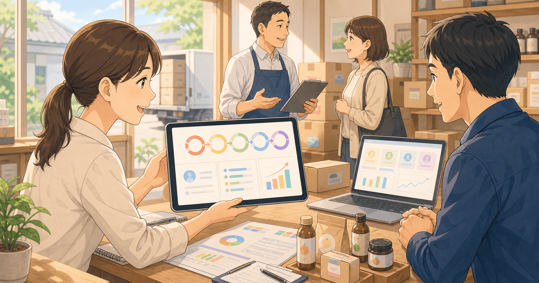 既存顧客のリピート・追加受注を増やす管理のアイキャッチ