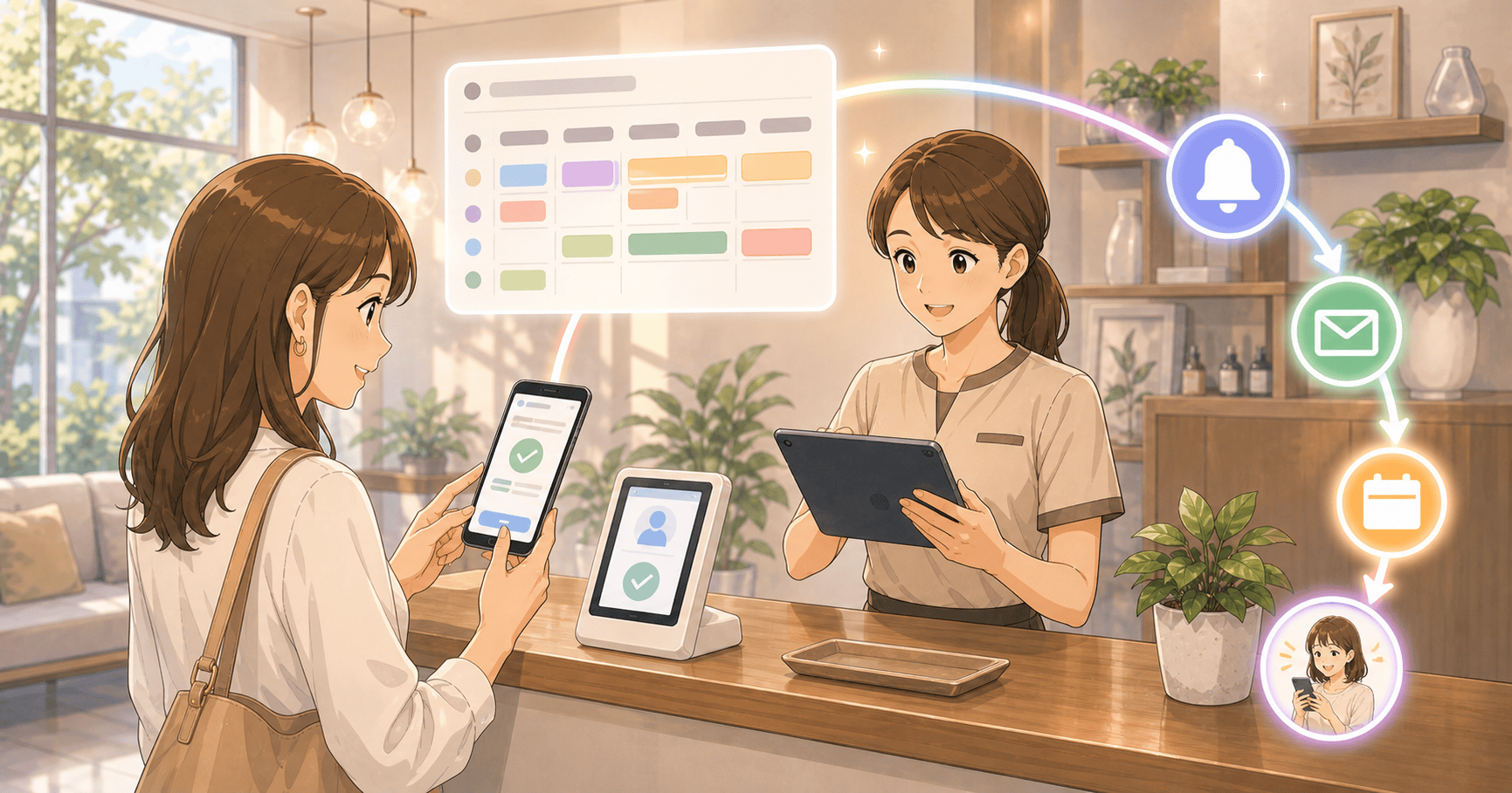 サービス業の予約・受付を自動化するのアイキャッチ