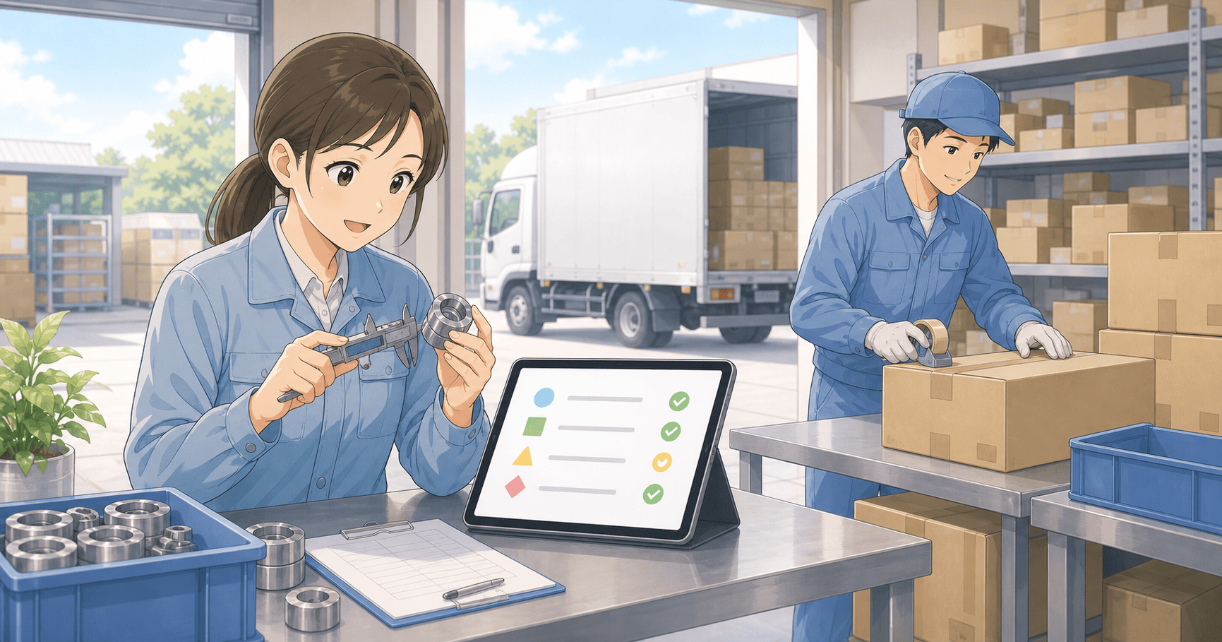 出荷検査から出荷までを記録で守るのアイキャッチ
