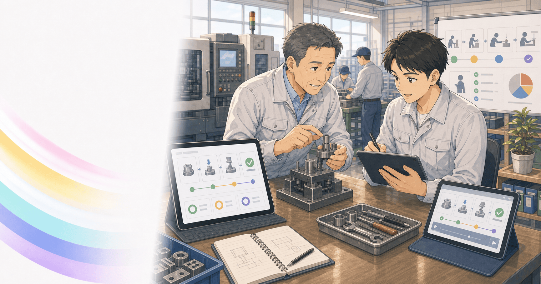 製造業の技能伝承をデジタルで支えるのアイキャッチ