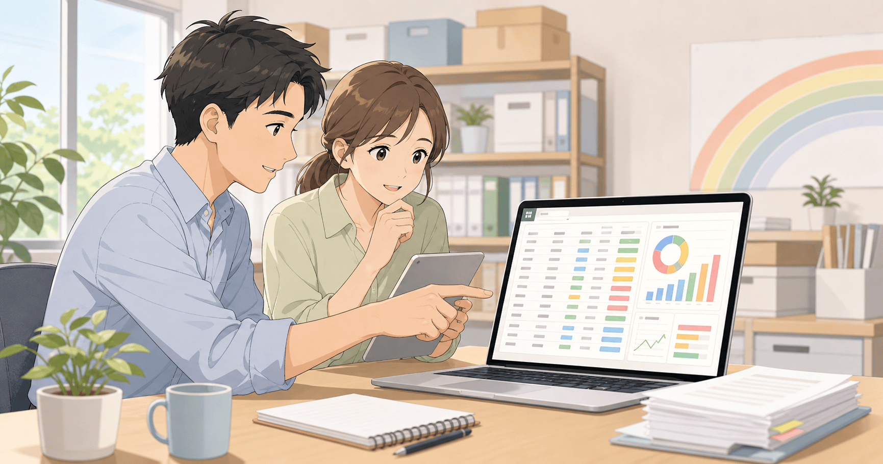 Googleスプレッドシートで作る簡易業務管理のアイキャッチ