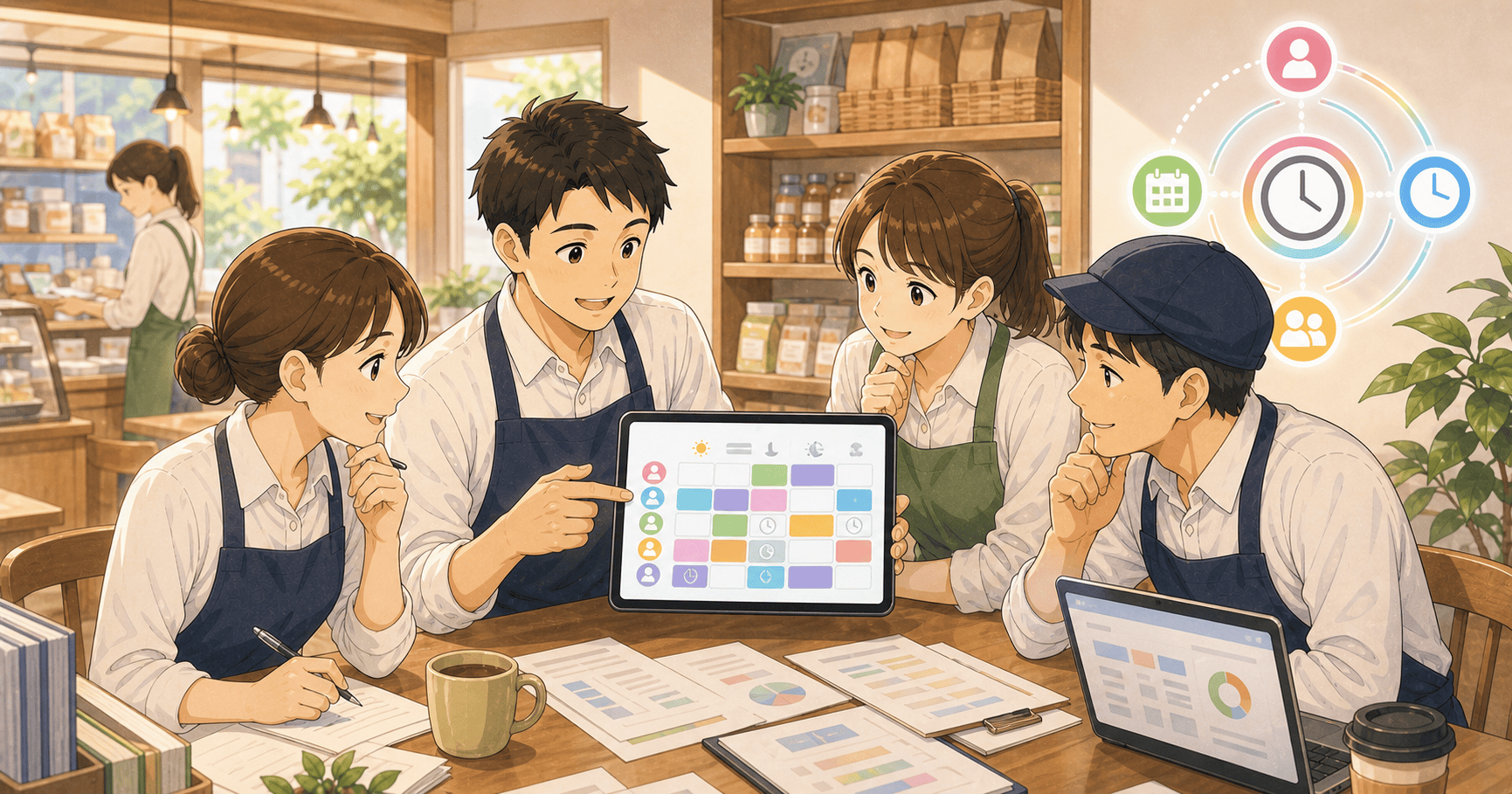 店舗スタッフの勤怠を正確に管理するのアイキャッチ