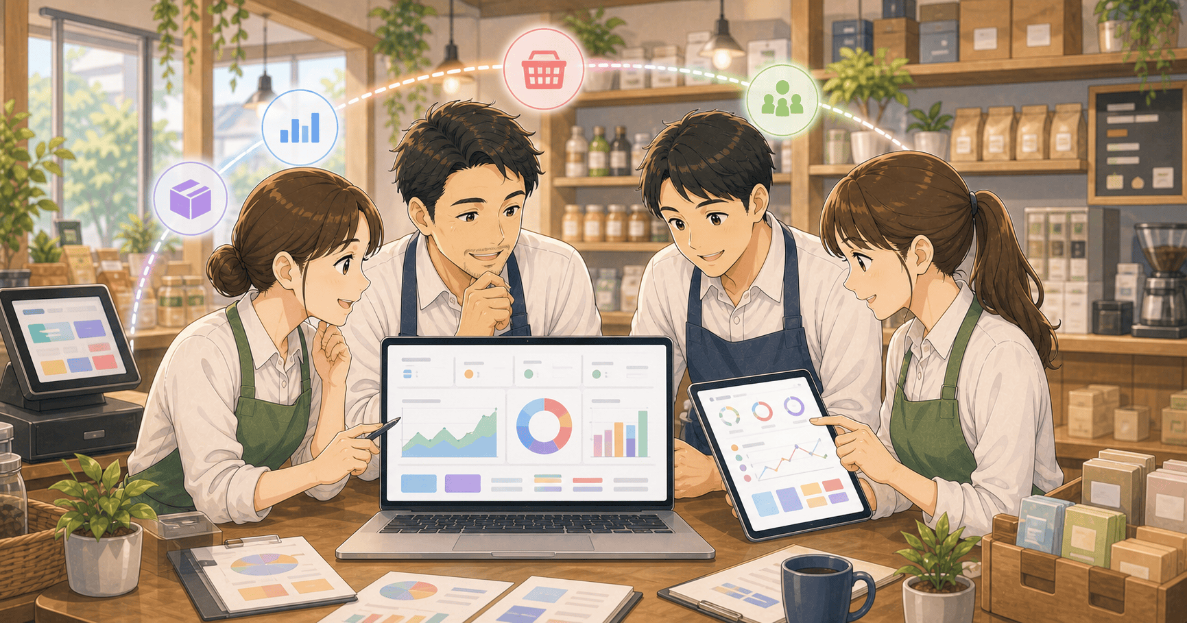 店舗経営の数字をリアルタイムで把握するのアイキャッチ
