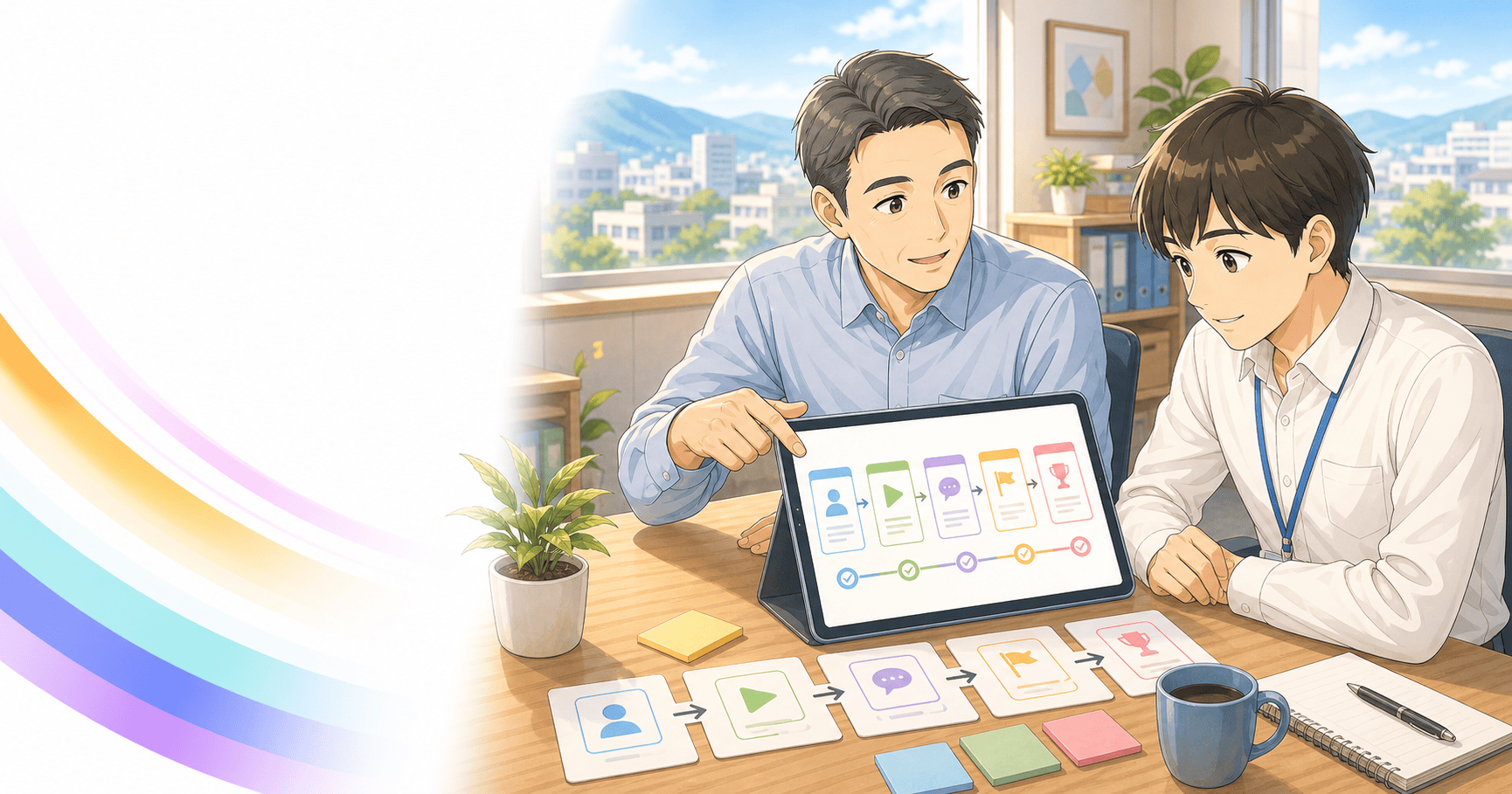 現場OJTを仕組みにするのアイキャッチ
