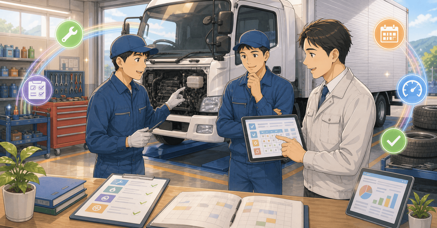 運送業の車両・整備管理を整えるのアイキャッチ