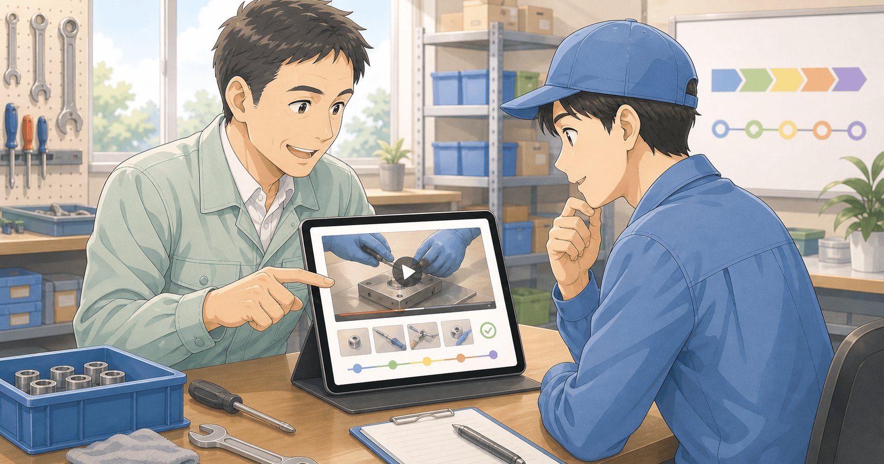 作業標準・手順を動画マニュアルで共有するのアイキャッチ