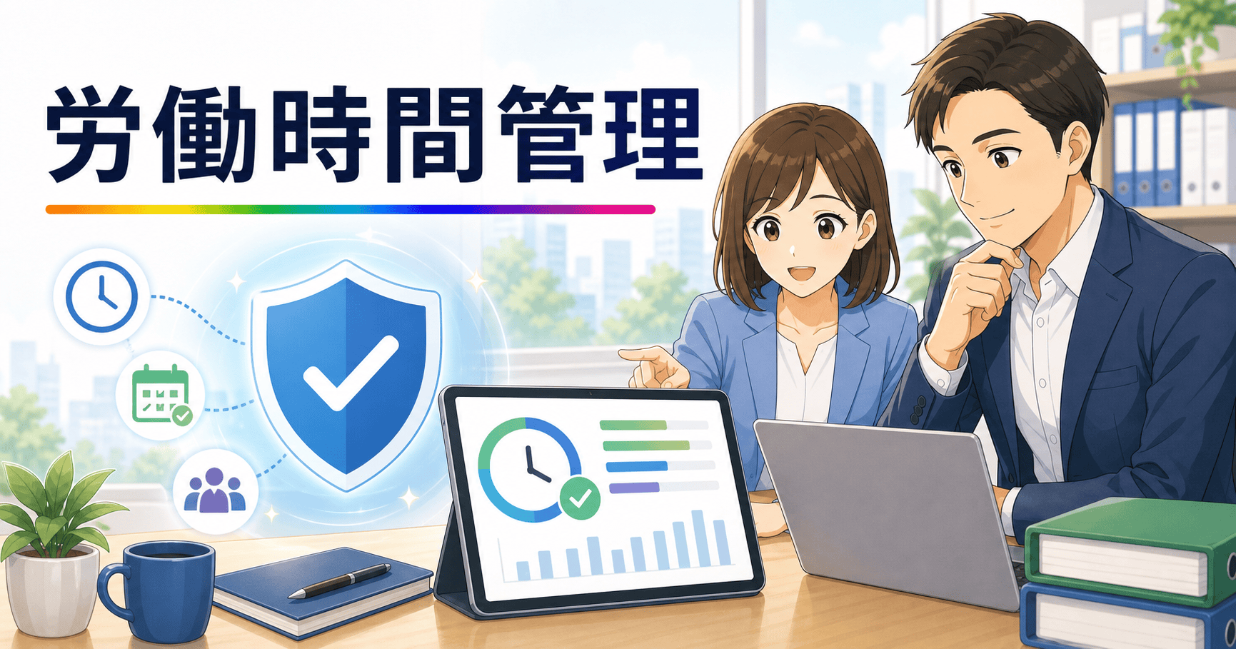 労働時間の適正把握で会社を守るのアイキャッチ