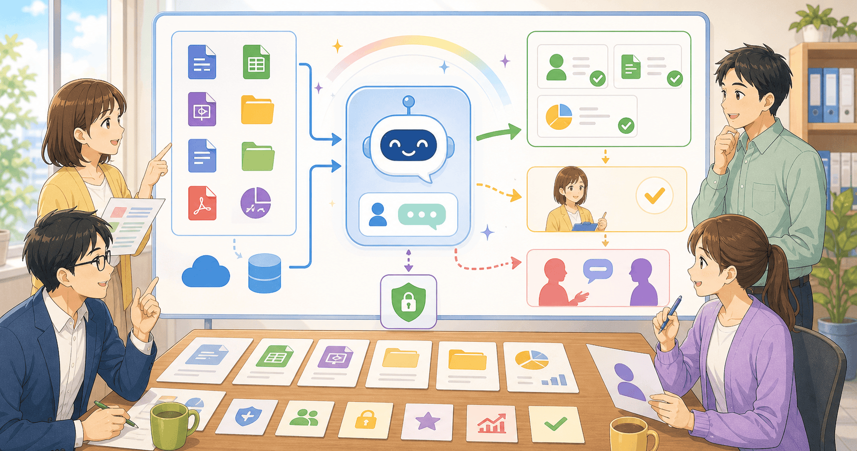 Google WorkspaceとAIチャットボットをつなぐのアイキャッチ