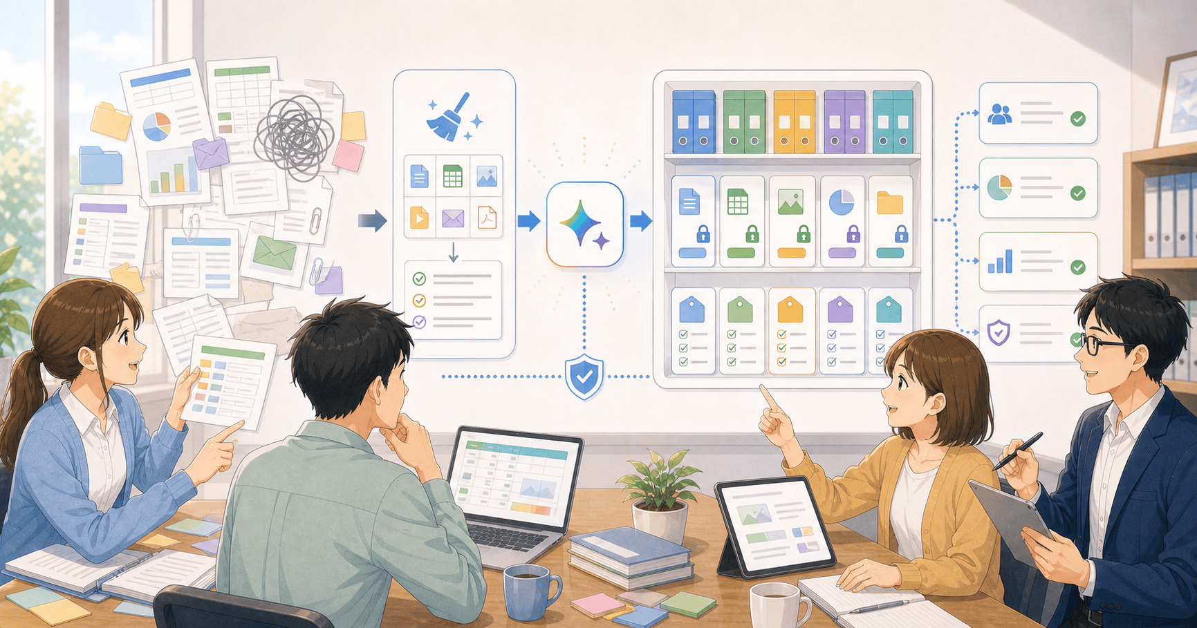 Google WorkspaceのデータをAIに読ませる準備のアイキャッチ